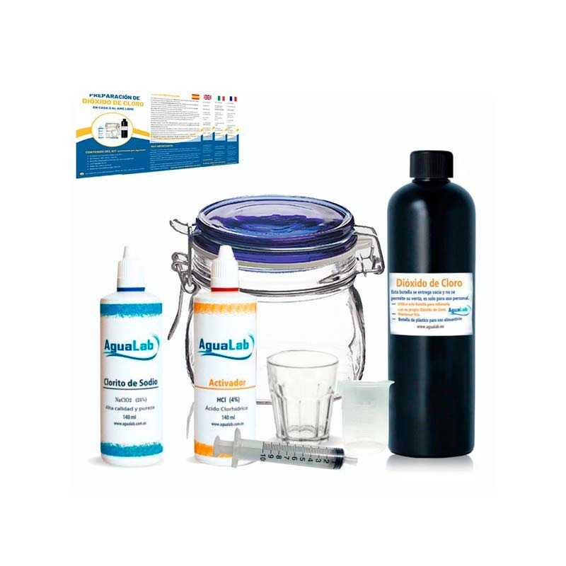 Kit potabilizador de agua clorito de sodio 140ml ◁ ofertas ▷